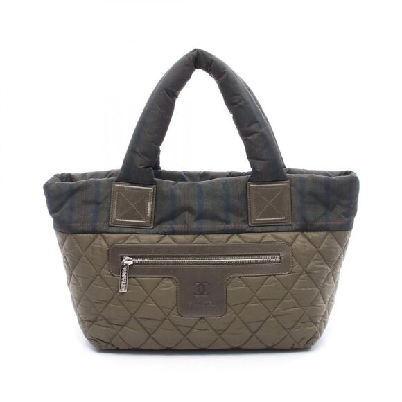 Chanel Coco Cocoon Nylon Leather Tote Bag - Picture 1 of 8